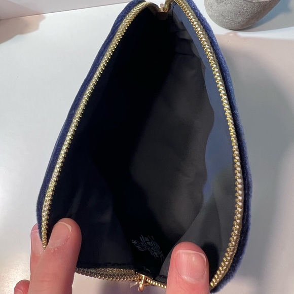 Dior Pouch Navy Velvet NWT - Picture 2 of 6